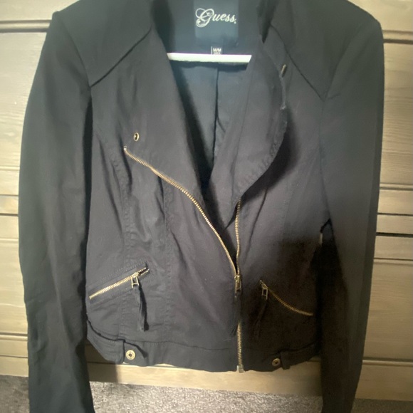 LOTS* Women's two Denim jackets and GUESS crop black blazer size Small - Picture 3 of 5